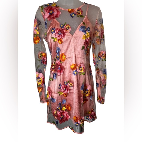 FOR LOVE & LEMONS PERCY MINI DRESS - Picture 3 of 14